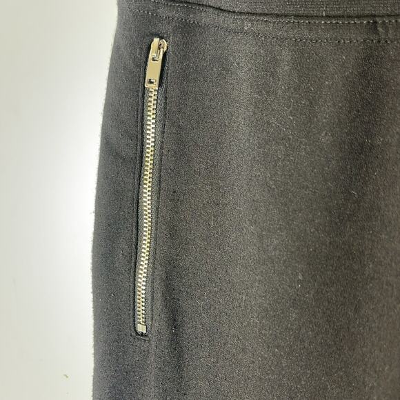 INC Black Zipper Pocket Detail Pull On Polyester Skinny Pants Leggings Size Med - Picture 3 of 8